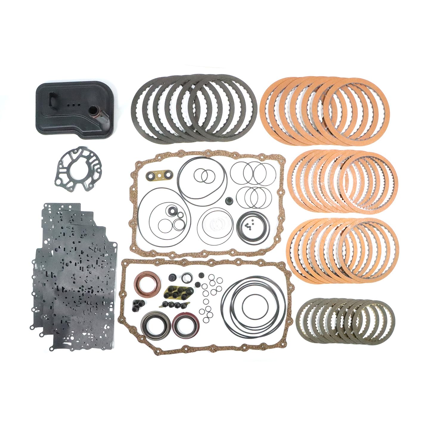 6L80E 6L90E Transmission Master Rebuild Overhaul Kit w/Filter Fits for 06-18 Cadillac Escalade, Chevy Silverado/Suburban, GMC Sierra/Savana/Yukon, Hummer H2 Replace OE 6L90 6L90E 6L80 6L80E