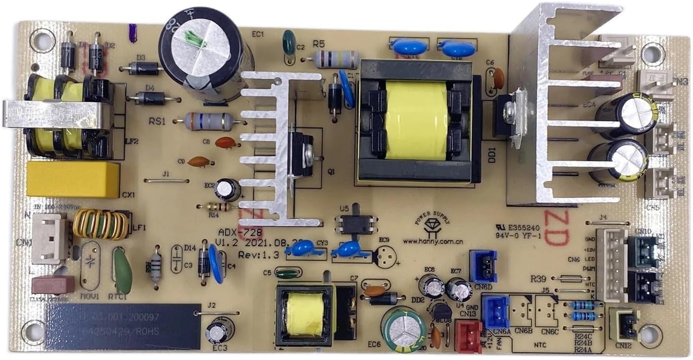 ADX-728 6A250429 ワインキャビネット電源基板 PCB 冷蔵庫バーワインキャビネット回路メインボード AC 100-2