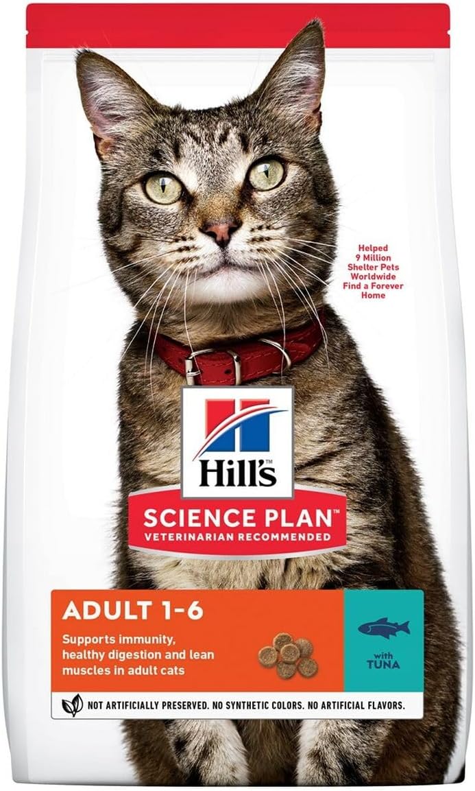 Hill's Science Plan Adult Cat Food with Tuna 3kg, 604075