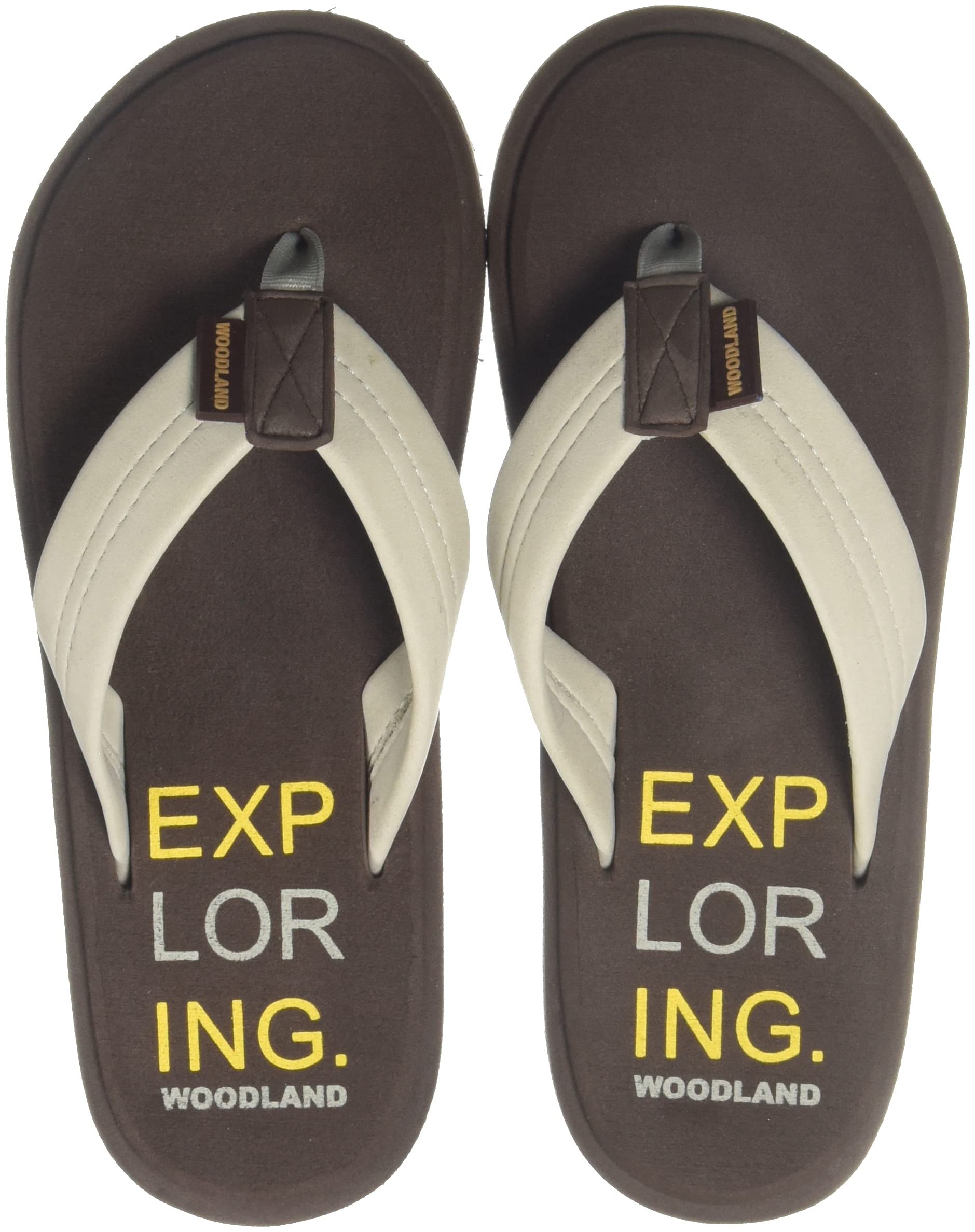 Woodland Mens Brown/Beige Flip Flop-7 UK (41 EU) (FF 4179021) (B0B5PSDM87) Amazon Price History, Amazon Price Tracker