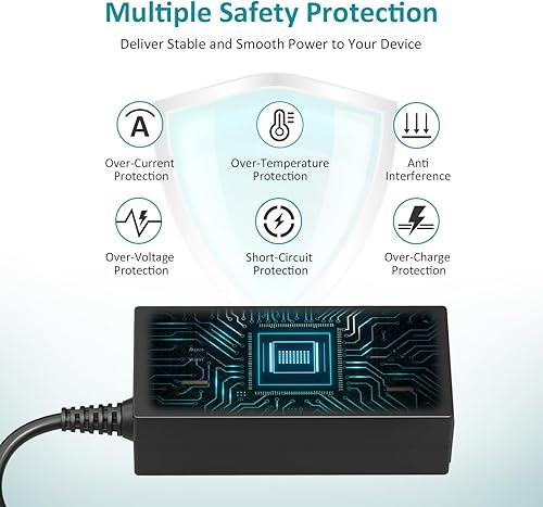 Miniatura 5 de Fuente de alimentación de 24 V 3 A, adaptador de corriente alterna, cargador de cable de alimentación de 24 V CC 24 V para luces de tira LED,