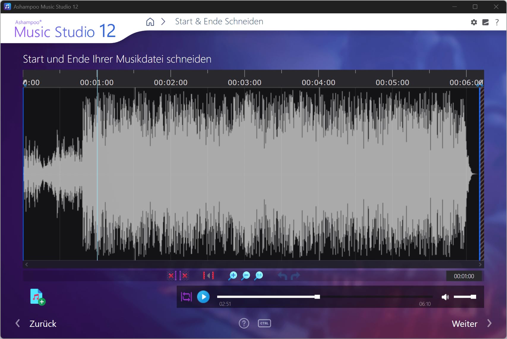 Music Studio 12 - Musikprogramm zum Bearbeiten, Konvertieren und Mixen von Audio-Dateien für Win 11, 10