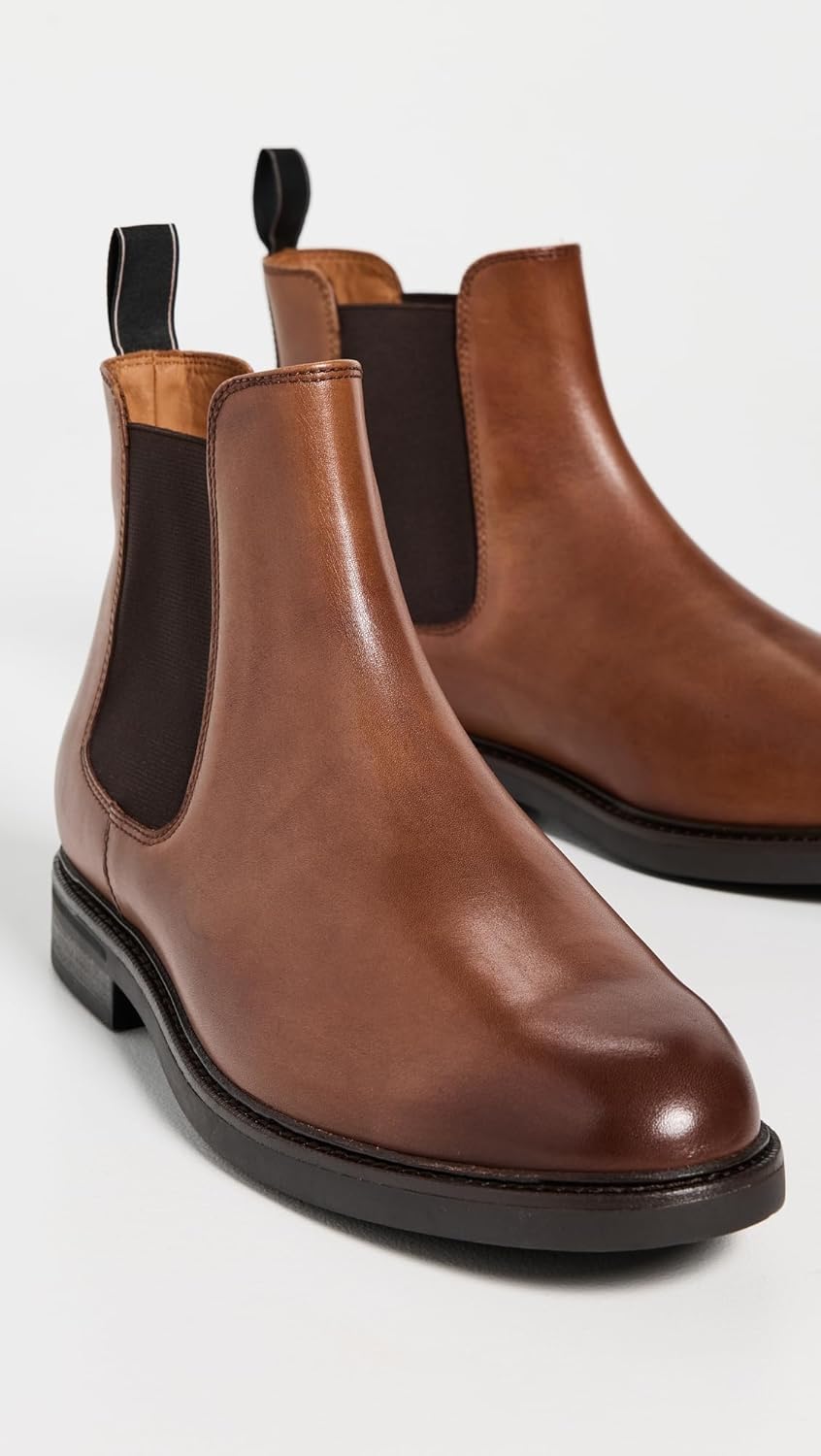 Polo Ralph Lauren Men's Asher Leather Chelsea Boots