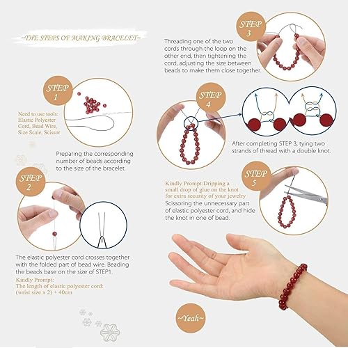 Miniatura 5 de 45 cuentas de obsidiana de oro negro natural de 0.315 pulgadas (0.315 in), cuentas redondas sueltas de piedras preciosas para hacer joyas y hacer