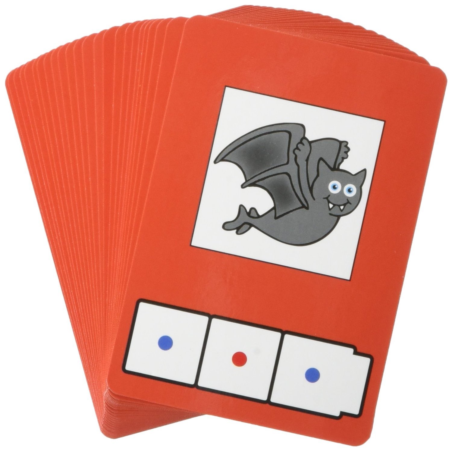 Didax Educational Resources C-V-C Word Building Cards, Multicolored, 0.5 H x 3.0 L x 4.0 W, (2-819)