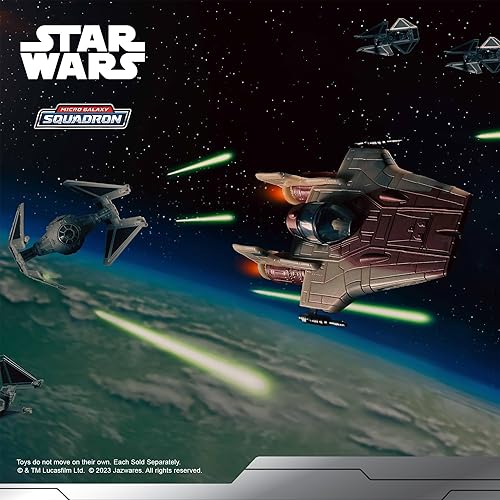 Miniatura 7 de Star Wars Micro Galaxy Squadron A-Wing - Vehículo de clase de armadura ligera de 3 pulgadas con accesorio de micro figura de 1 pulgada