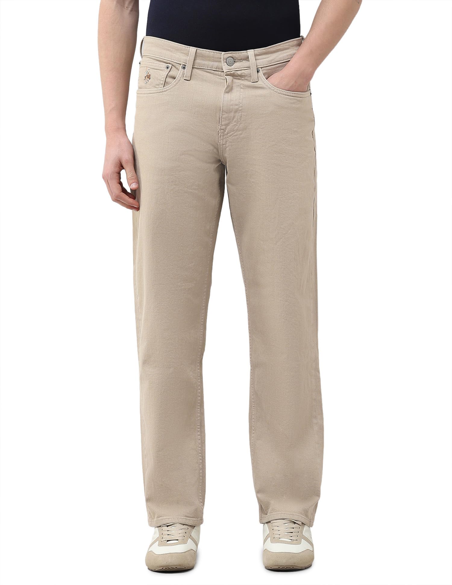 u.s. polo assn. denim co. Men's Shawn Relaxed Fit Brown Jeans-picture-52
