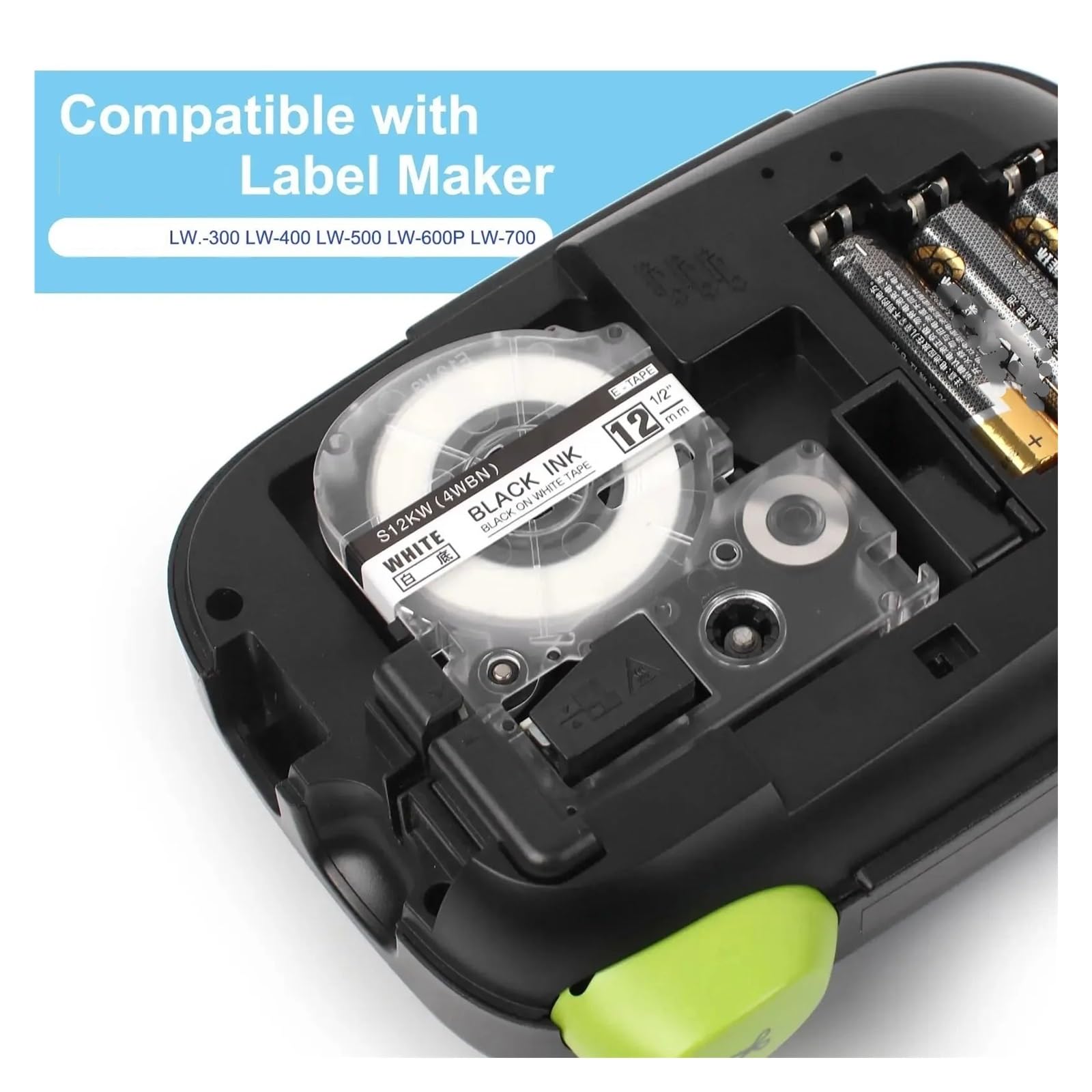 Nastro for etichette da 6 pezzi compatibile for Epson LW300 LW400 LW600P