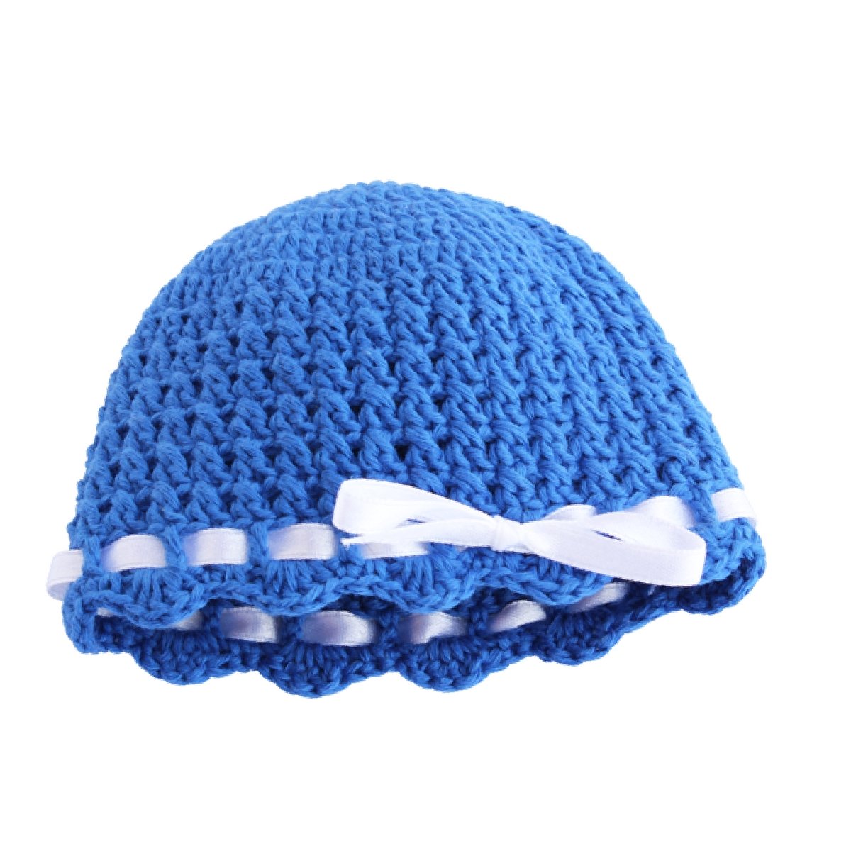 Set Frühchen-Mütze & Söckchen-Gehäkelt- BLAU