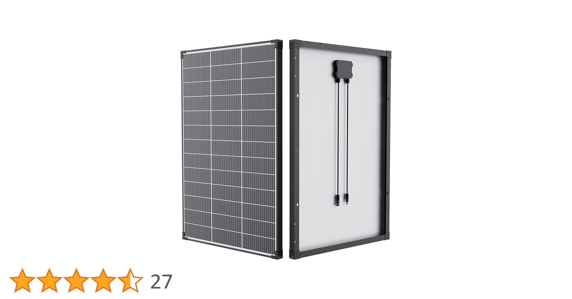 Amazon | ZOUPW ソーラーパネル 100W N型 単結晶 25％変換効率 16BB