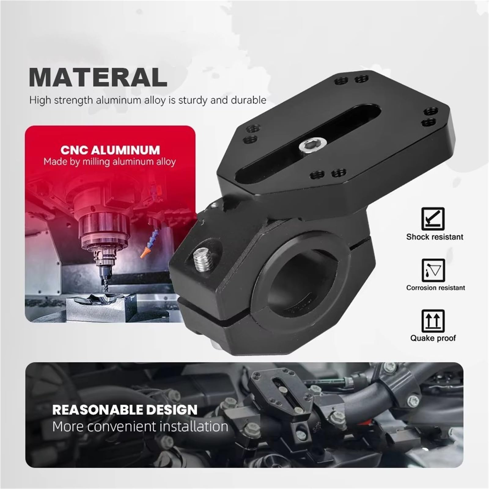 Supporto Navigatore Moto Per BMW Per R1300GS Per Adventure Per R1300GS Moto ADV 22mm 28mm 32mm Staffa Montaggio Manubrio GPS Navigazione