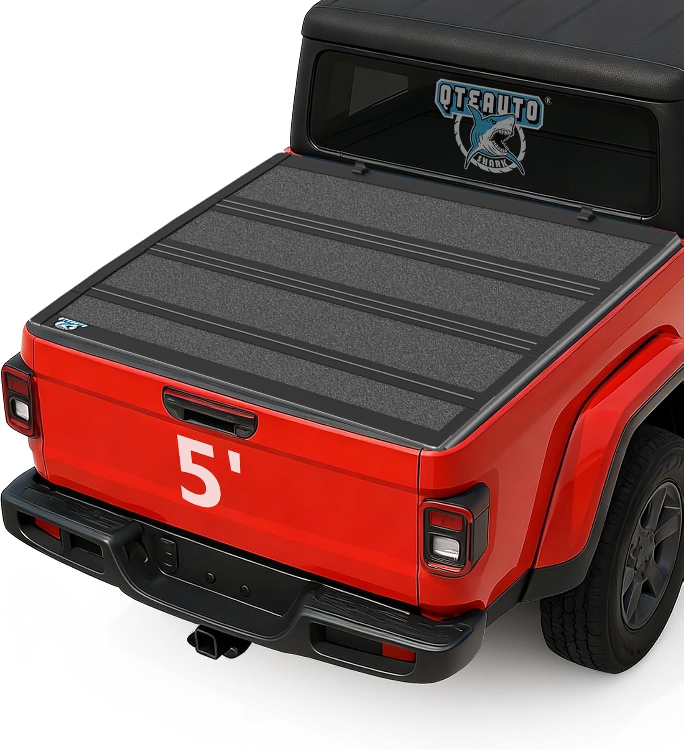 PM Auto Hard Quad-Fold Flip Cover Replacement for 2020-2025 Jeep Gladiator JT 5' (60") Bed,All Weather Protection Gladiator Jt Tonneau Cover