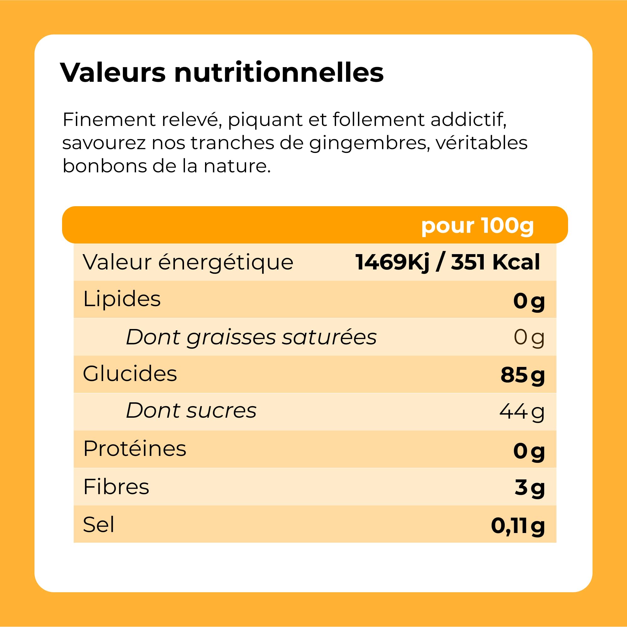 gingembre cristallisé 1 Kg | Gingembre confit en lamelles | Gingembre en Tranches de | Gingembres séchés sucrés | Collation sucrée | IDÉAL pour les recettes | Végétariens et végétaliens | Dorimed