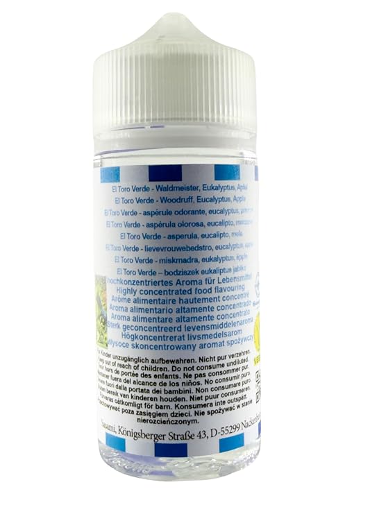 El Toro Verde - Woodruff, Eucalyptus, Apple Flavor Concentrate - Vegan - Sasami - 10ml
