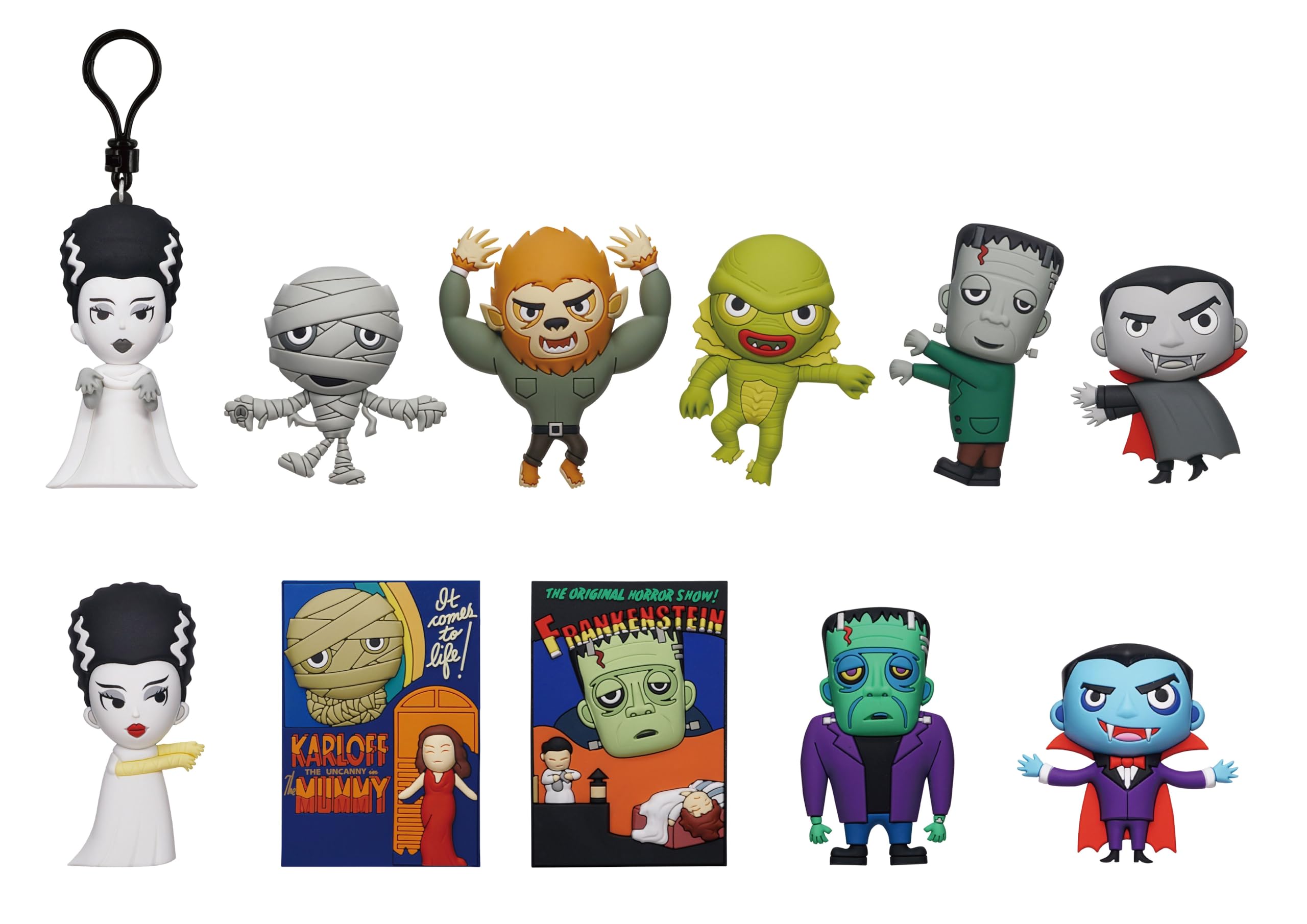 Amazon.com: Universal Monsters 3D Foam Bag Clip, Series 3 – Blind