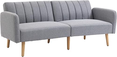 Canapé Convertible 2 Places Dossier Inclinable 3 Position HOMCOM