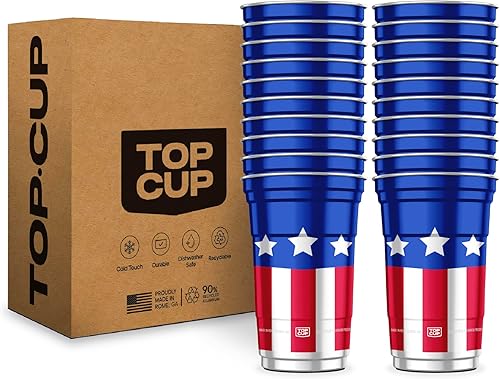 Miniatura 11 de Top Cup by Ball – 9 onzas, 50 unidades, vasos de fiesta de aluminio reutilizables Retención en frío, reciclable, fabricado en Estados Unidos