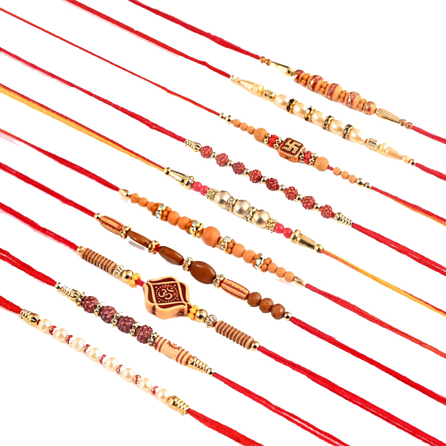 CHOTTEY LAL AND SONS Special Multicolor Rakhi For Brother Bhabhi Best Wishes Gifts Rakshabandhan (Pack of 10) (B08D6JZ8Q3) Amazon Price History, Amazon Price Tracker