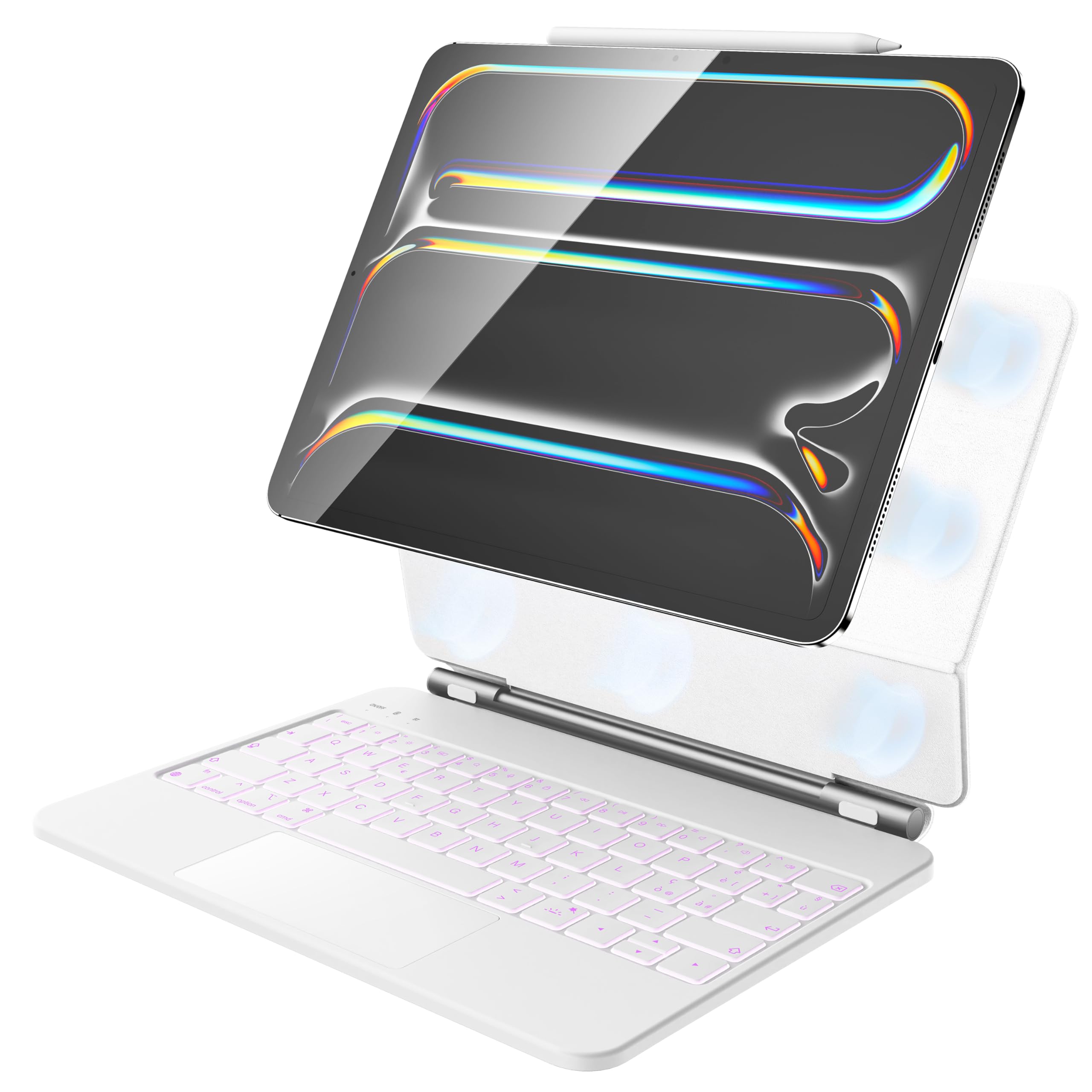cassa tastiera hou ipad pro 11 inch m4 con trackpad e stand magnetico
