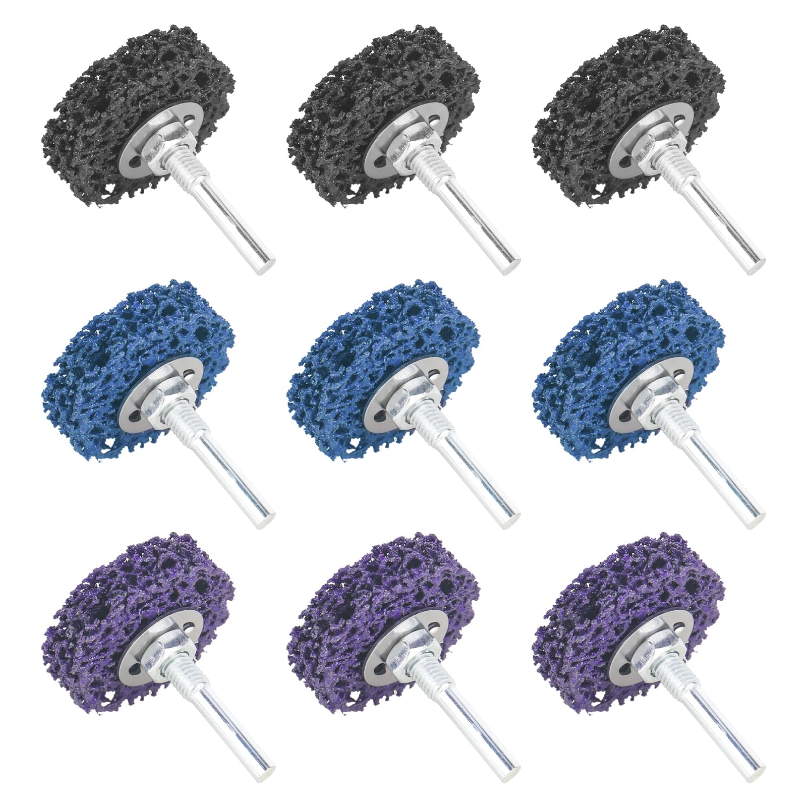 10 X Flap Disc 125 Mm Inox Stainless Steel Blue