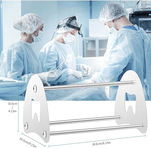 Miniatura 5 de Soporte de alicates de acero inoxidable dental  Organizador de alicates de ortodoncia multifuncional resistente para ortodoncia artesanal, pinzas y