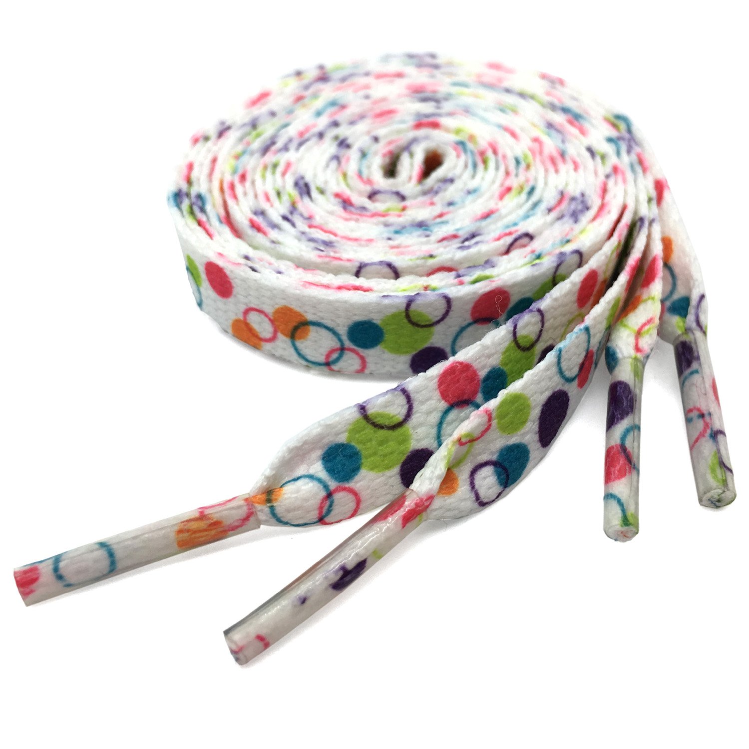 YJRVFINEPersonalised Flat Leopard Camouflage Flowers Loves Printies Shoelaces Cute Shoe Laces for Sneakers