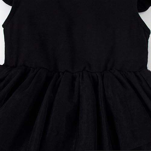 Miniatura 5 de Magic Park 0-18M - Body de tutú para bebé, vestido de mameluco para niña, vestido de tul de color sólido, falda de tul para bautizo