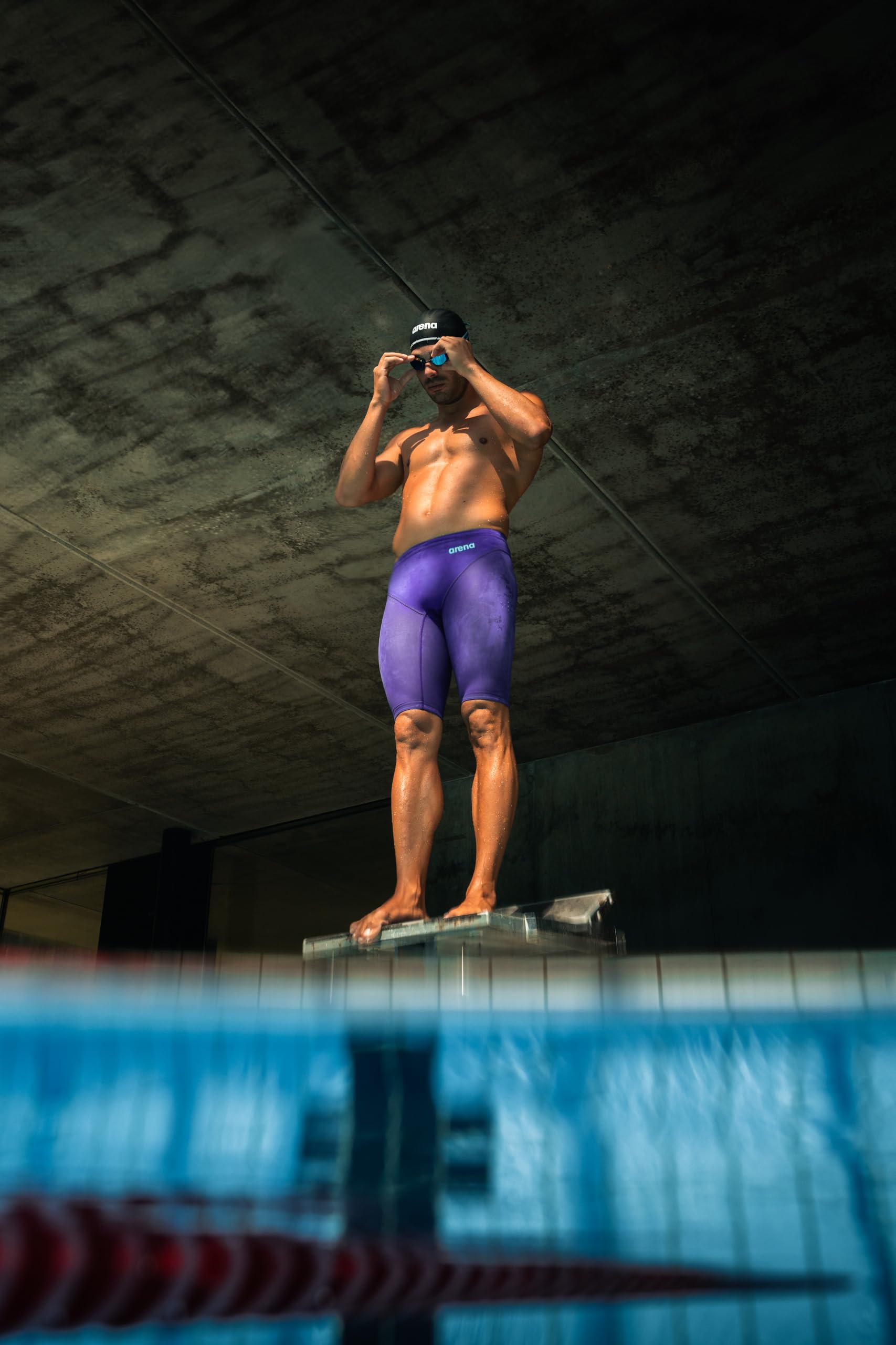 ARENA Herren Men's Powerskin Impulso Swim Racing Jammer Competition Tech Suit Badehose (1er Pack)
