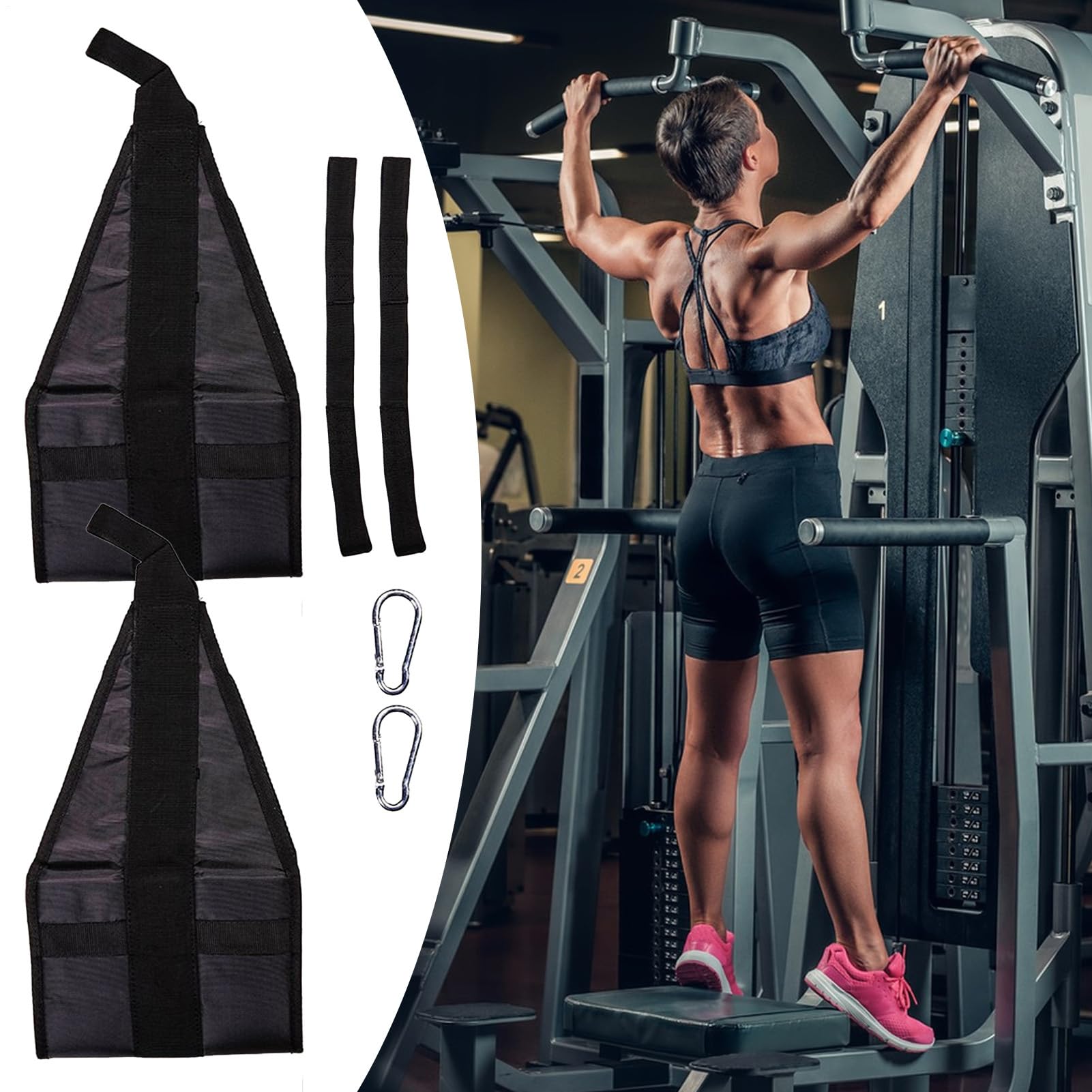 Correas abdominales colgantes Equipo ajustable de entrenamiento deportivo