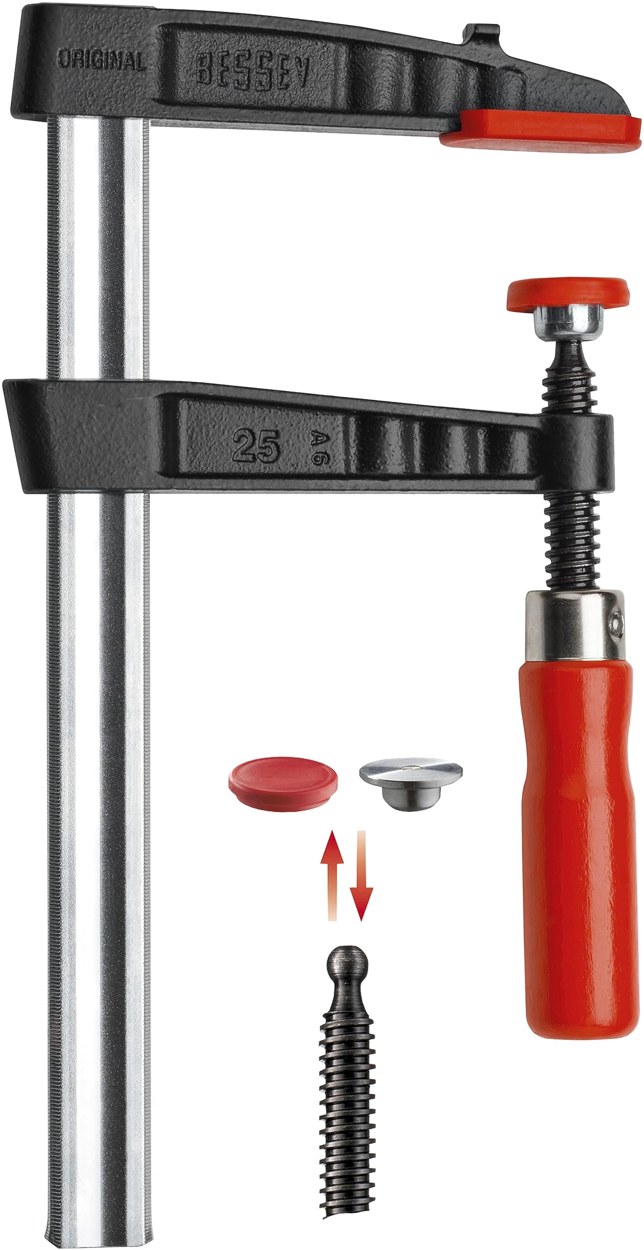 BESSEY Narzędzie TORNILLO DE APRIETE DE FUNDICIÓN MALEABLE TG 400/175 - TG40