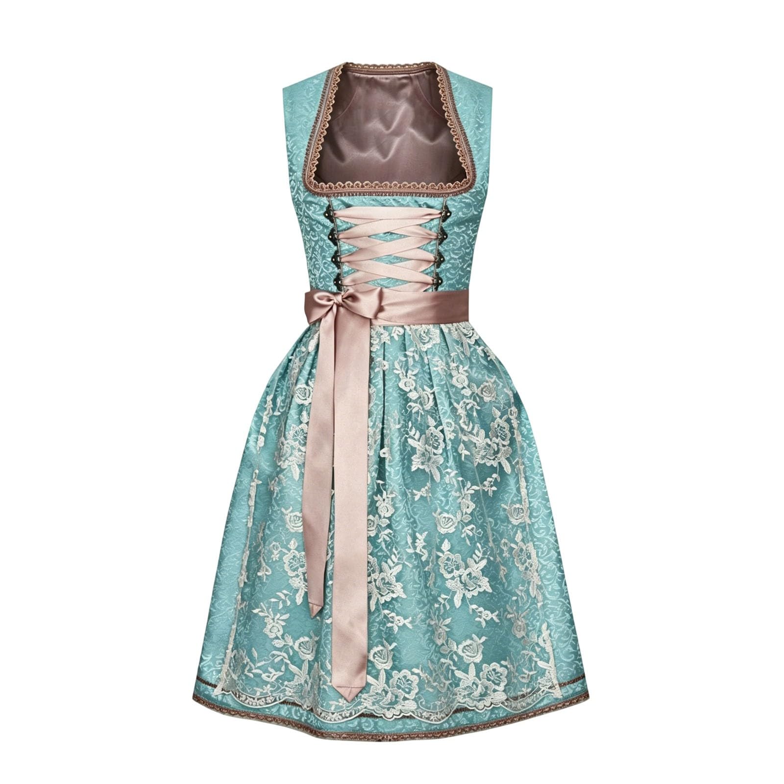 Oktoberfest dziecięcy strój Dirndl, dla dziewcząt, żółty, z bluzką i koronkowym fartuchem, 3-częściowy, moda ludowa, średniowieczna, zestaw ubrań ludowych, sukienka w kwiaty, sukienka dla dziewcząt