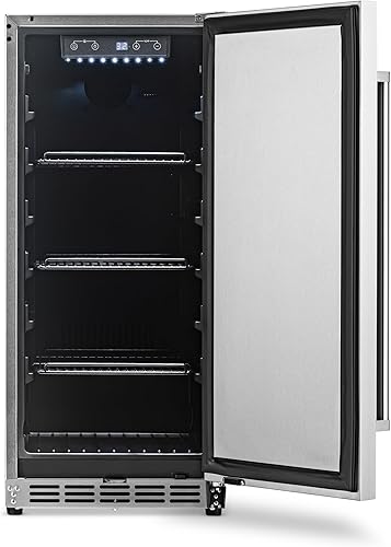 Miniatura 14 de NewAir Refrigerador comercial integrado o debajo del mostrador de 15 pulgadas | 3.2 pies cúbicos Refrigerador exterior resistente a la intemperie