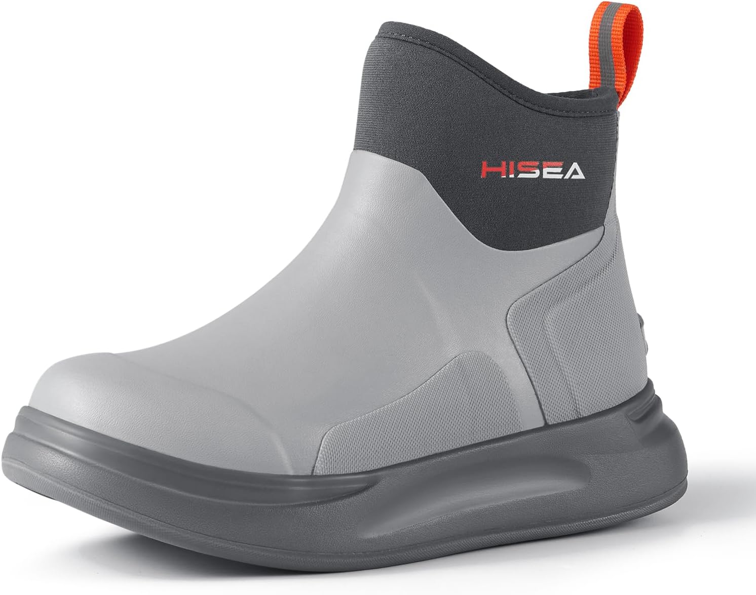 HISEA Women's Chelsea Rain Boots, Rubber Ankle Short Boots for Women Waterproof, Durable Insulated Mud Booties for Outdoor Garden Work