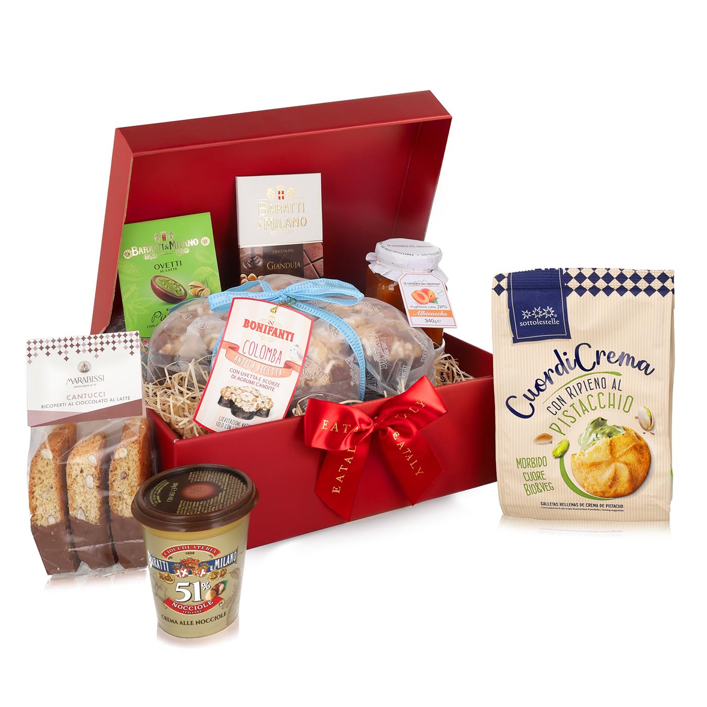 Eataly – Cesto Gastronomico Pasquale con prodotti dolci e golosi – La Pasqua Classica e Dolce – Kit con 7 deliziosi prodotti pronti da gustare!