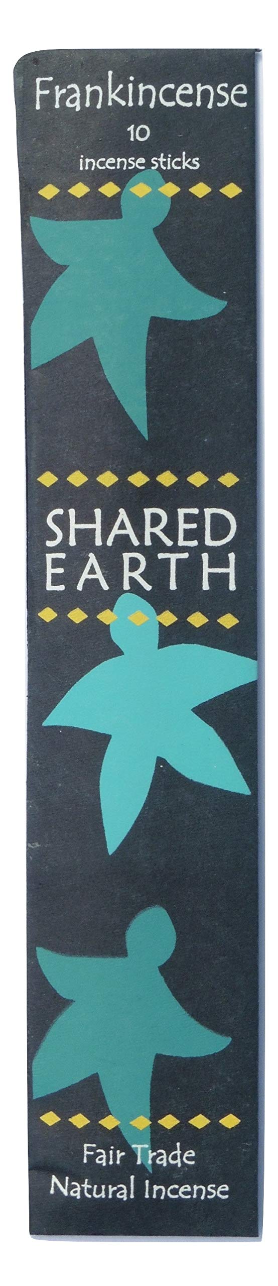 Shared Earth Fair Trade Natural Indian Incense Frankincense 10 Stick Packet