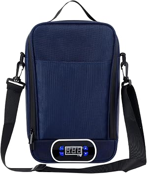 Portable Peritoneal Dialysis Fluid Warmer, 2L/4L Constant Temperature Heating Bag with Digital Display, Precise 37 C Control for Home, Travel & Car Use