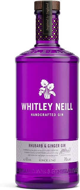 Whitley Neill Rhubarb & Ginger Gin, 70 cl