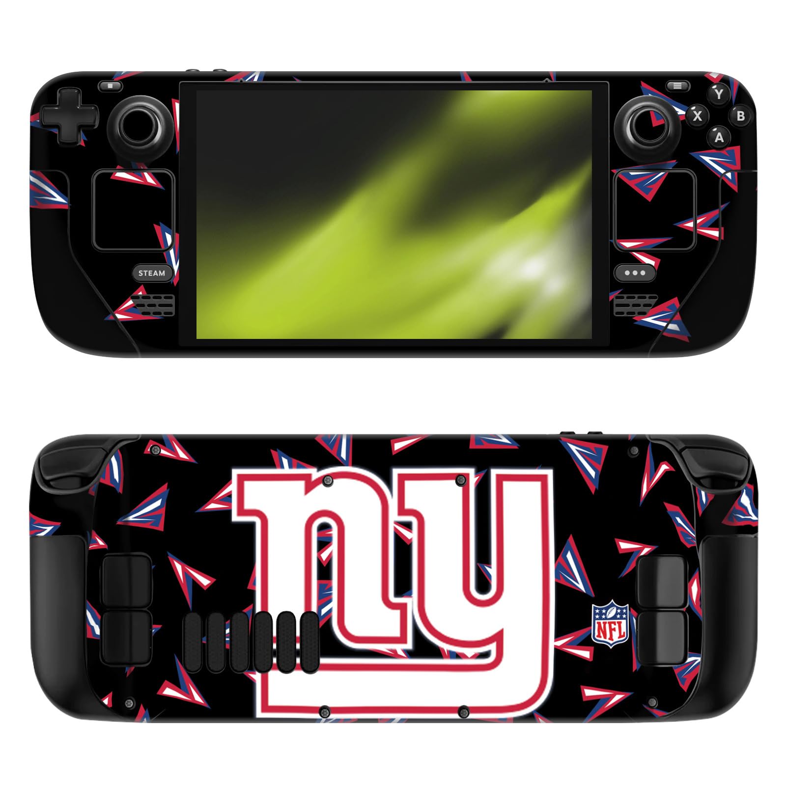 Peau vinyle Steam Deck OLED Giants NFL pour protéger sa console des rayures de doigts - 6