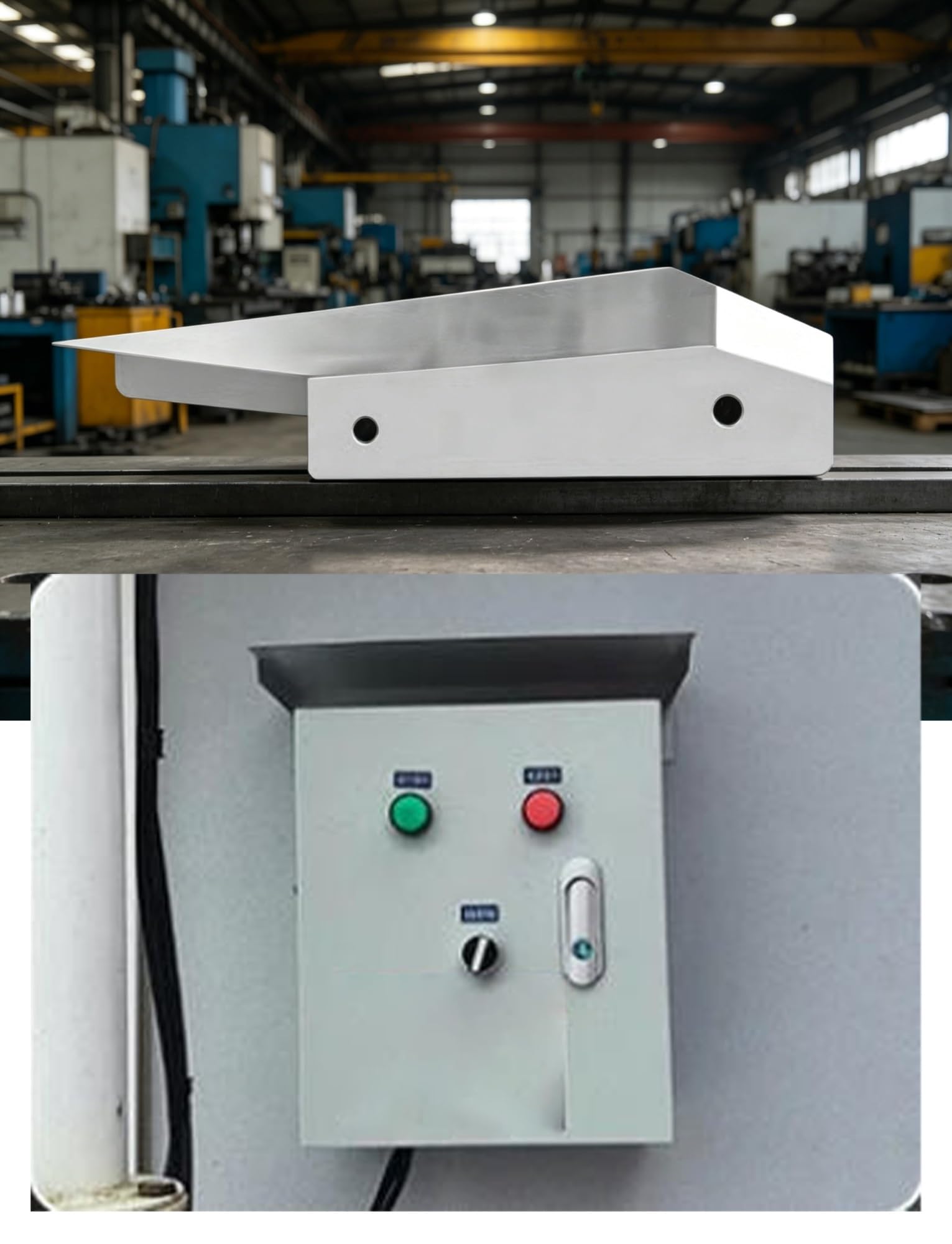 Copertura impermeabile per stazione di ricarica in acciaio inox, protezione dalla pioggia universale per veicoli elettrici, 405 x 300 mm