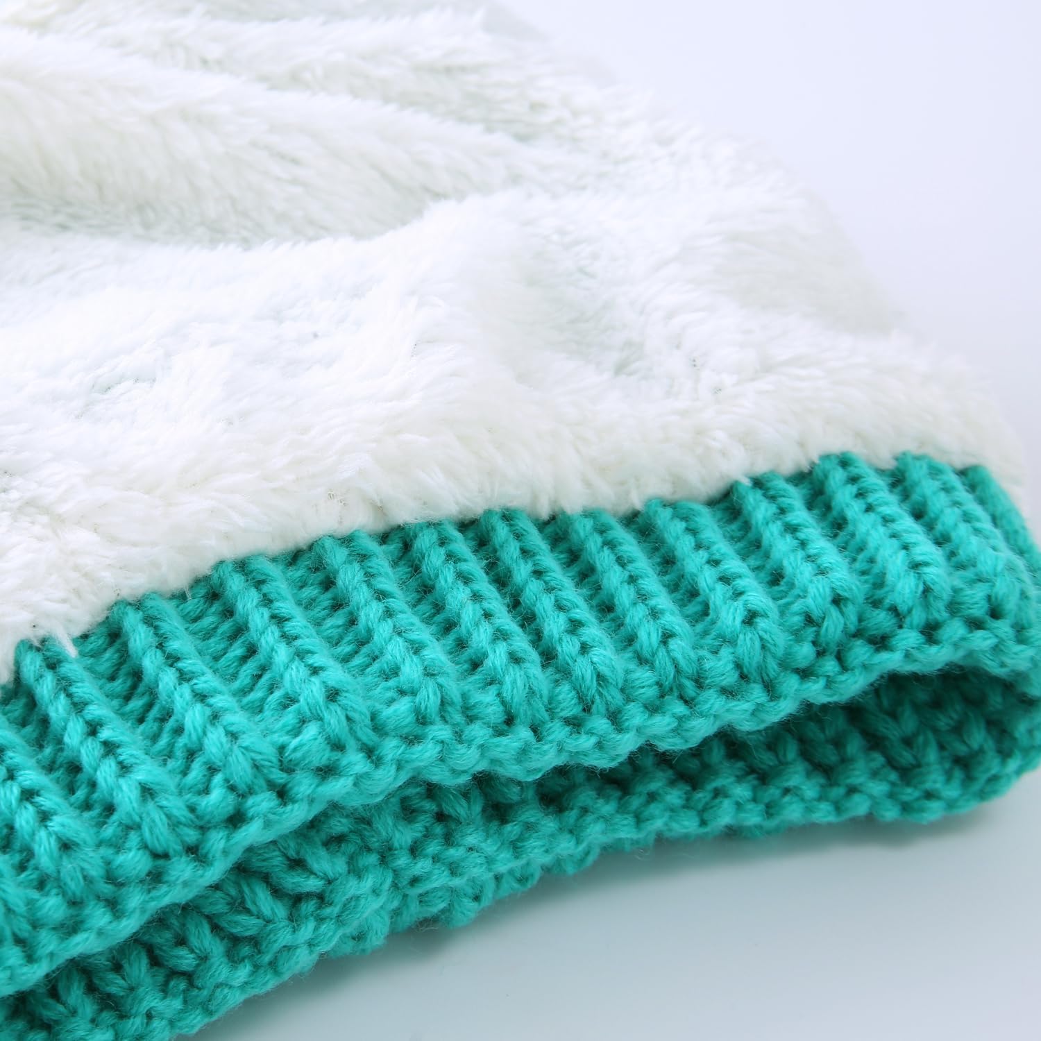 TZ Promise Women's Men's Knitted Beanie Hat Skull Thick Fleece Lined Winter Cap - Image 3