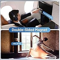 Vista 4 de Soporte para anillo de teléfono, imán magnético de doble cara para teléfono celular, soporte para dedo para teléfono celular extraíble con mango