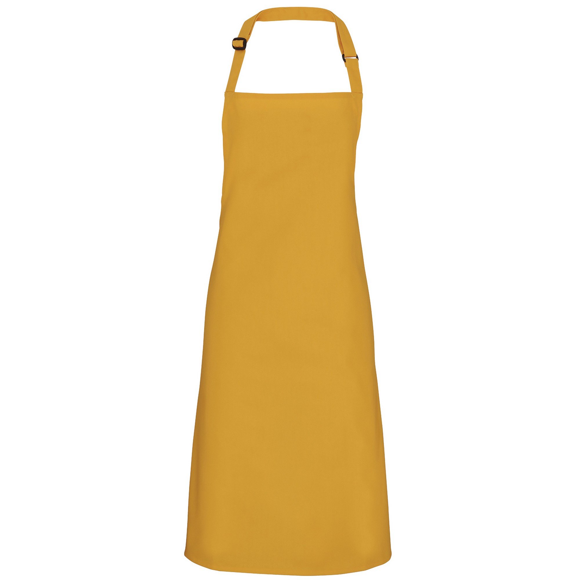 Premier Men's Mustard Colours Bib Apron/Workwear (One Size) (Mustard)