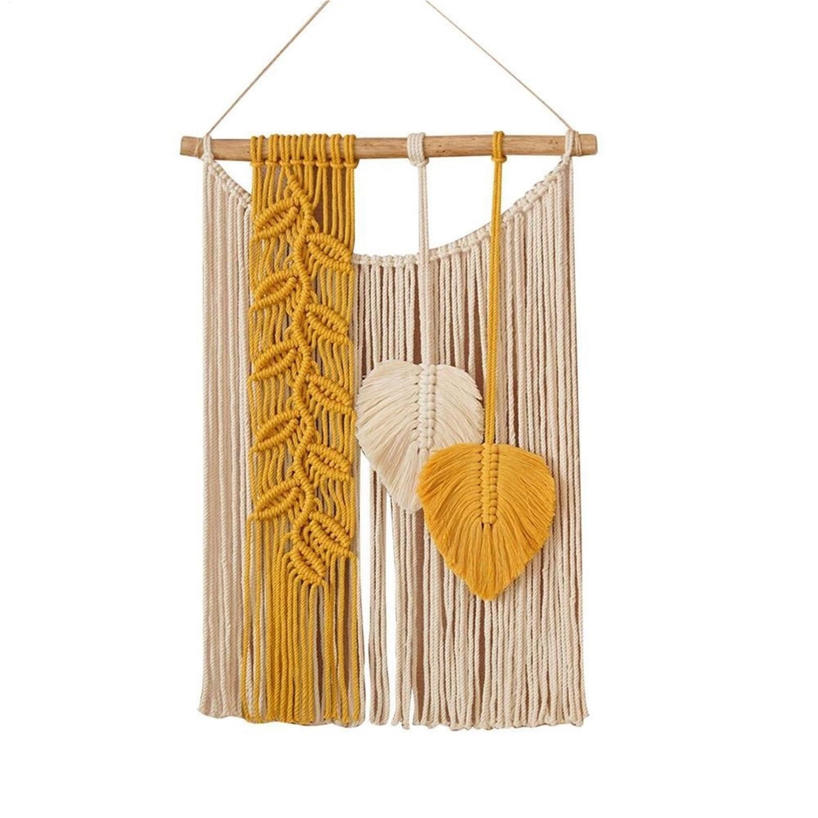 LNNXSZ Hanging Wall Decor Macrame Woven Tapestry Woven Tassel Dream Catcher Tapestry Wall Decor Art Handmade Tapestry Home Decoration