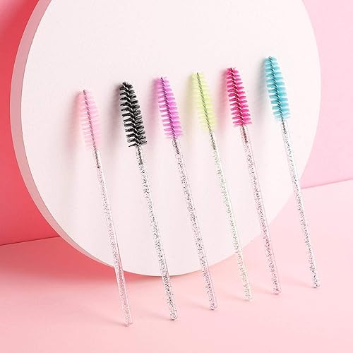 Miniatura 7 de 300 varitas de rímel desechables para extensiones de pestañas, cejas y cristales de maquillaje Tbestmax