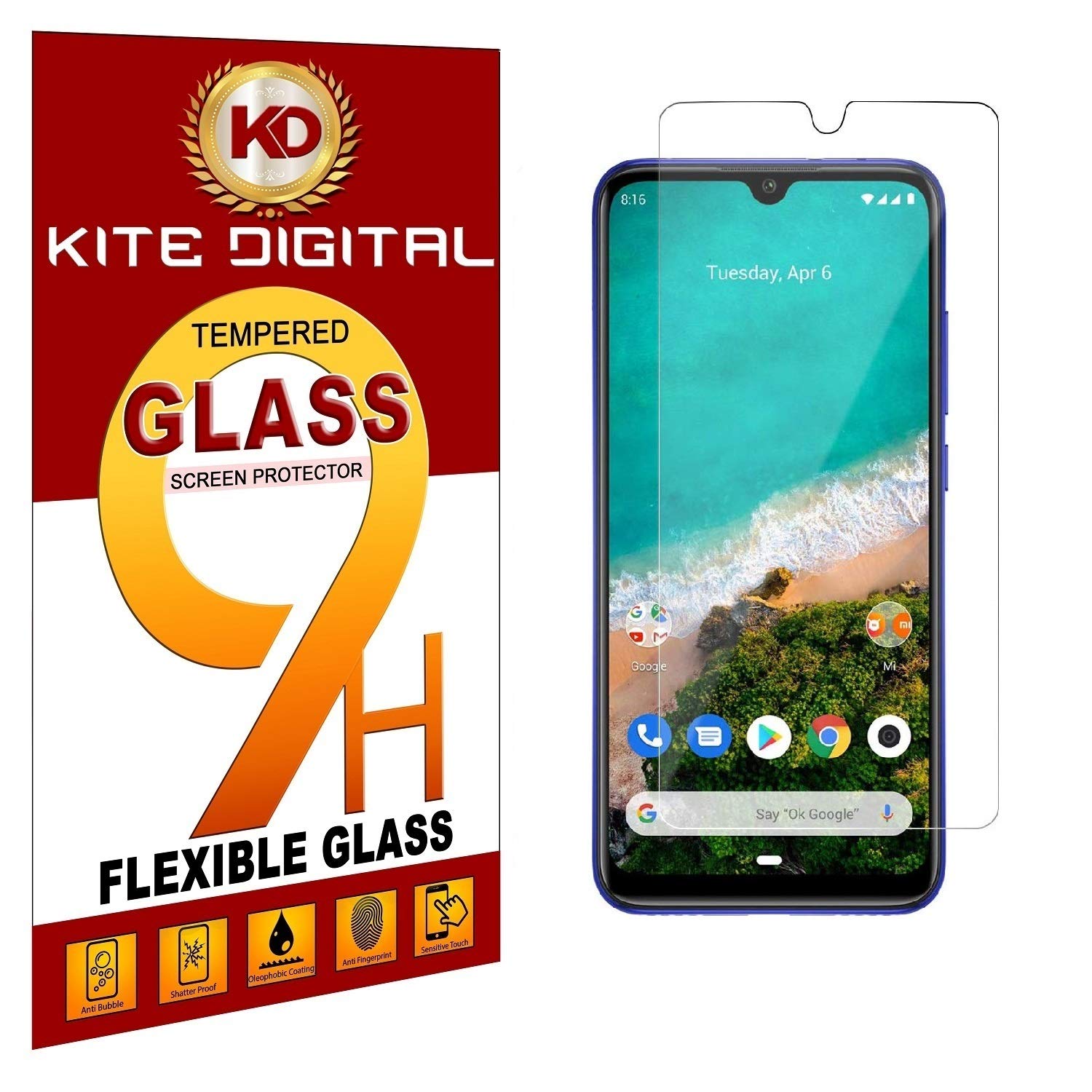 Kite Digital Compatible with REDMI MI A3 Premium Tempered Glass Screen Protector Slim 9H Hard 2.5D (B082996H7Y) Amazon Price History, Amazon Price Tracker