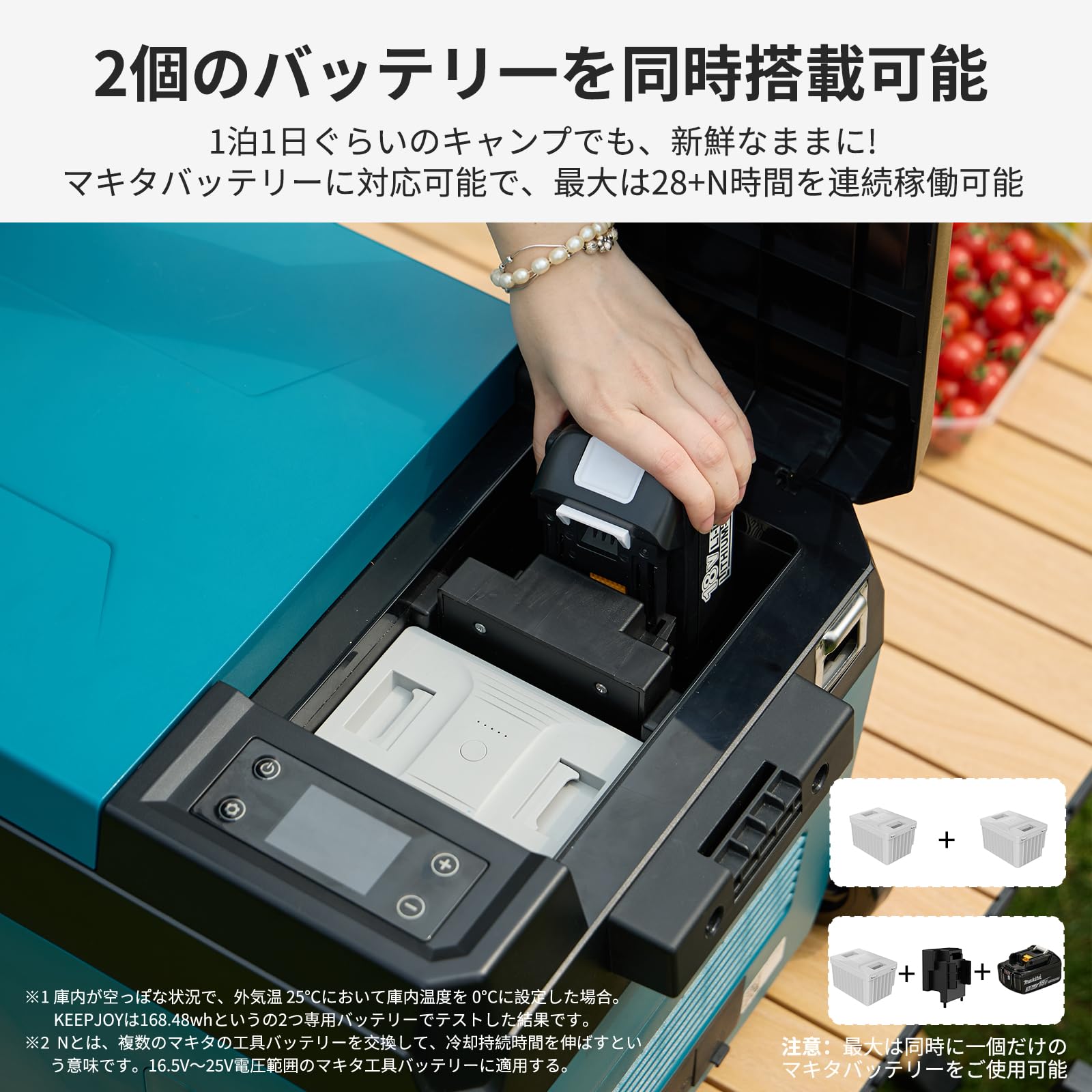 Amazon.co.jp: 【マキタバッテリーに対応可能】KEEPJOY ポータブル
