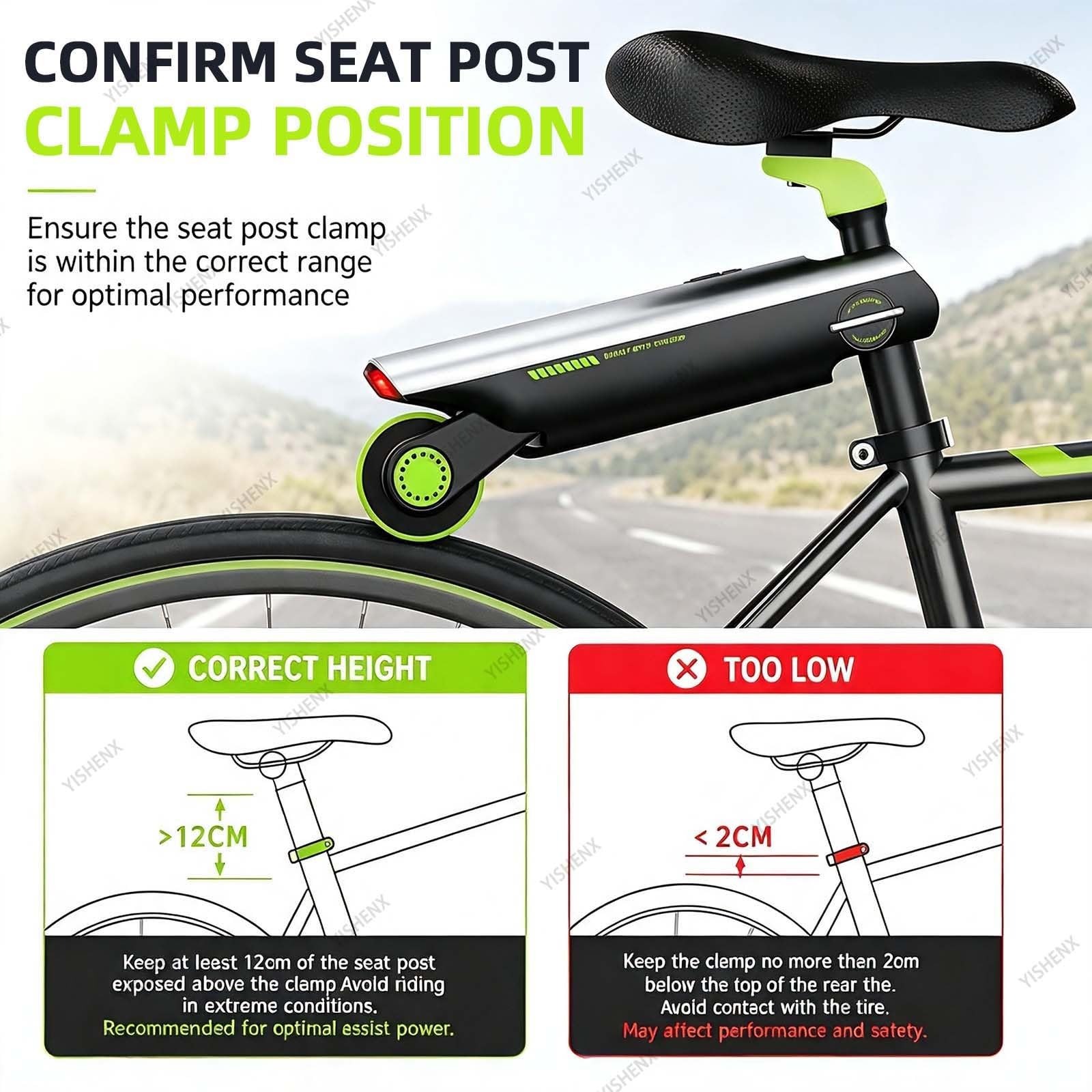 Kit D'assistance électrique pour Vélo, Vitesse Maximale De 25 Km/H | Autonomie De 50 Km, Avec Application De Contrôle Intelligente, Pour Les Balades En Extérieur, Les Trajets Quotidiens