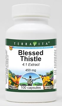 Blessed Thistle 41 Extract - 450 mg 100 Capsules, ZIN 522978