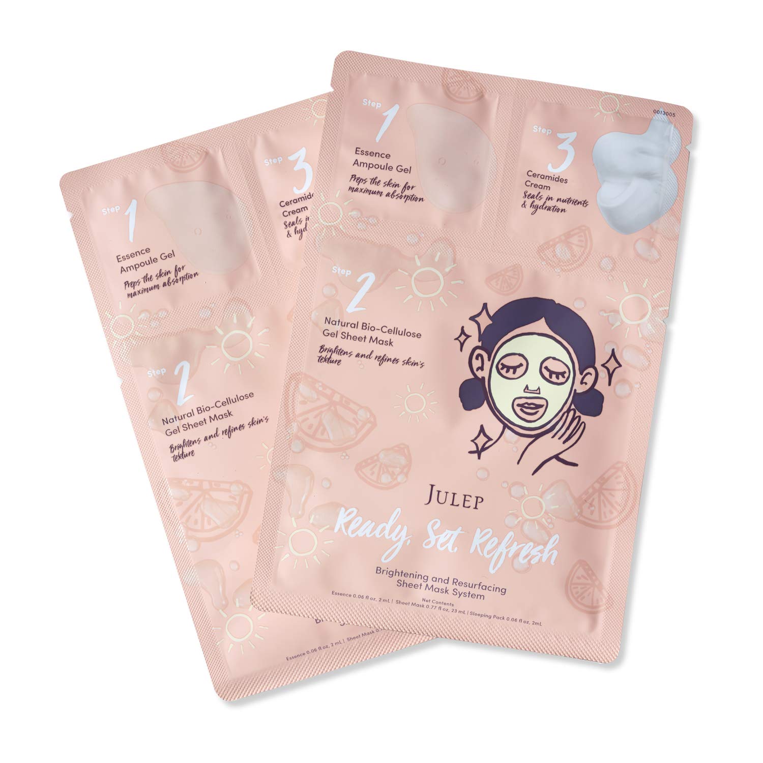 Julep Break out the Bubbly Detoxifying Foaming Facial Cleansing Bubble Mask Duo (Brightening & Resurfacing) : Everything Else