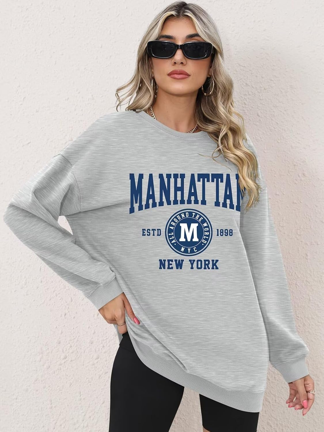 ORANDESIGNE Oversized Graphic Sweatshirt for Women Long Sleeve Crewneck Pullover Casual Fall Hoodie Tops 2026 - Image 3